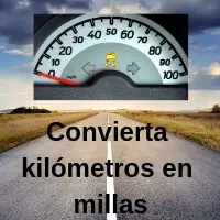 Convierta kilómetros en millas