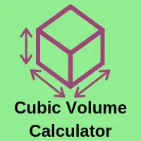 cubic volume height width depth