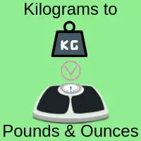 Kilograms to pounds and ounces converter