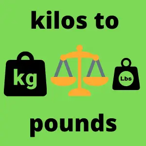 kilos to Pounds calculator