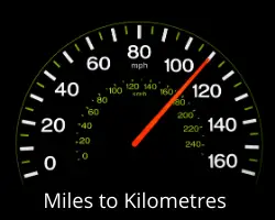 Miles into Kilometres conversion