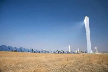 Solar Thermal Tower Power Station