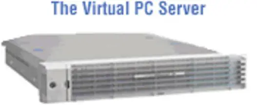 Virtual Computing Server can support 100s of hosted clients