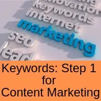 Keywords and 4 steps to content marketing success