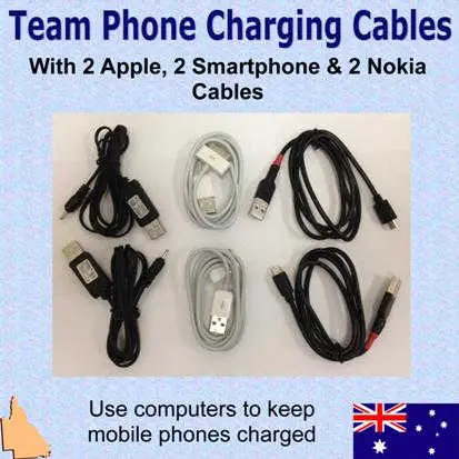 Dual Car Charger 2 Micro USB Smartphone Charging Cables